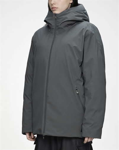 Rains - Sarna Puffer Jakke - Dark Grey